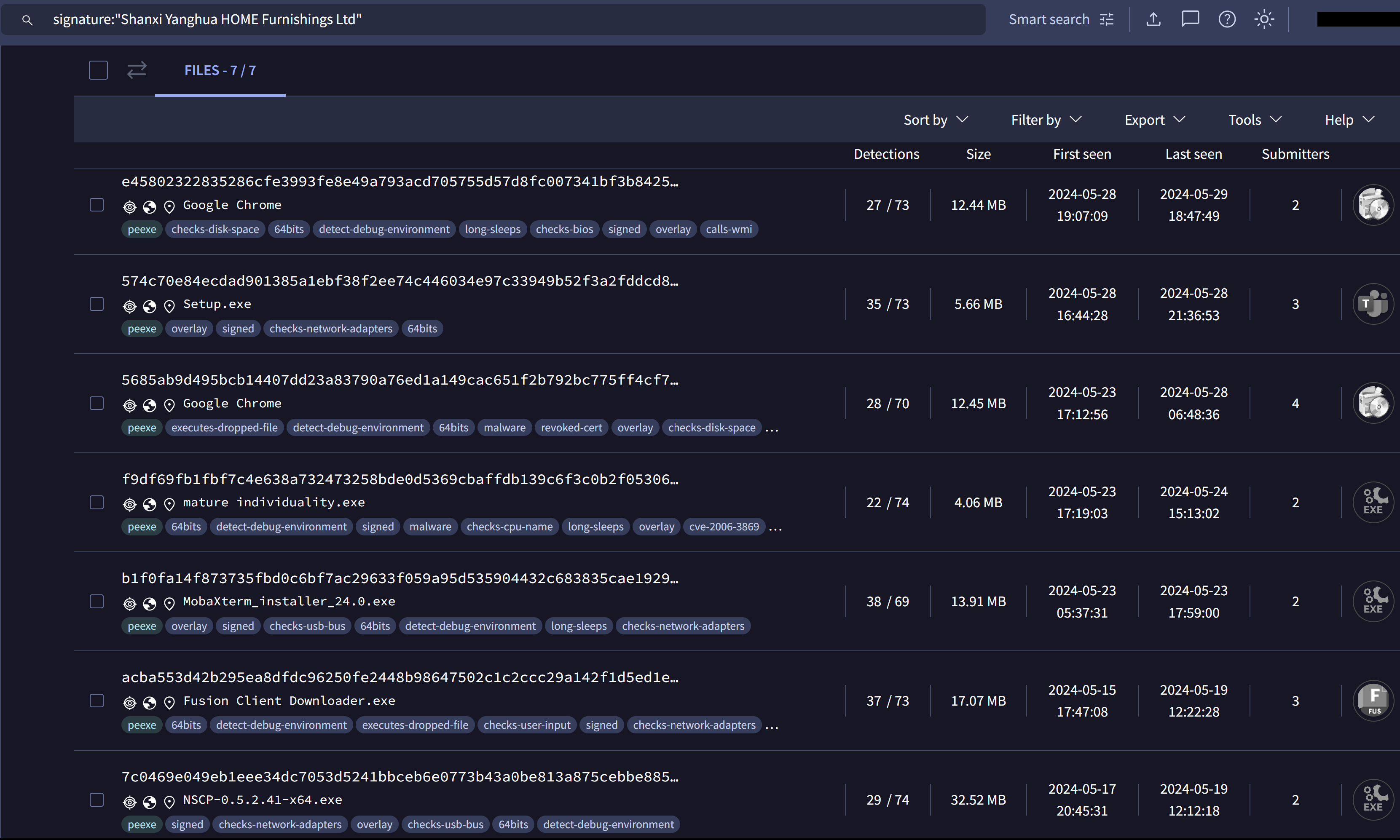 Figure-3---VirusTotal-Signature-Search-Results